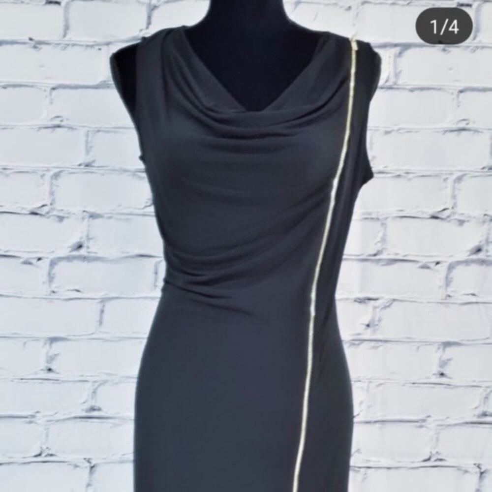 Calvin Klein black sleeveless dress